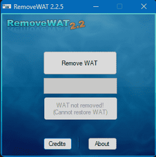 RemoveWAT Screenshot