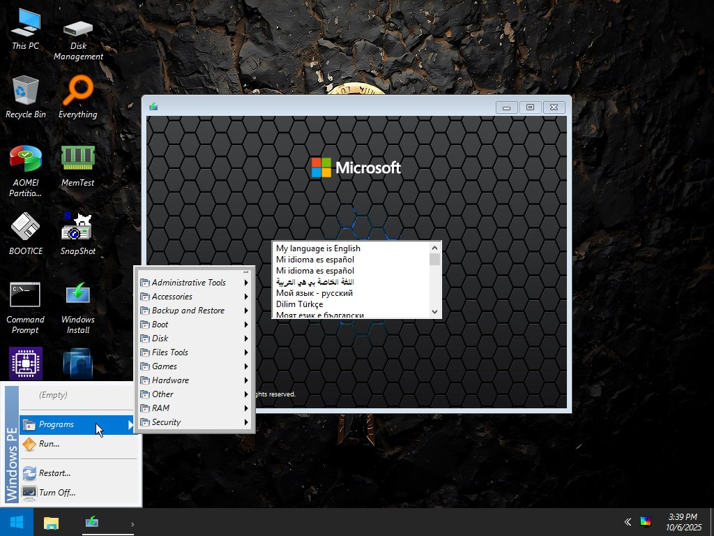 AnkhTech Windows Boot SuperLite Programs