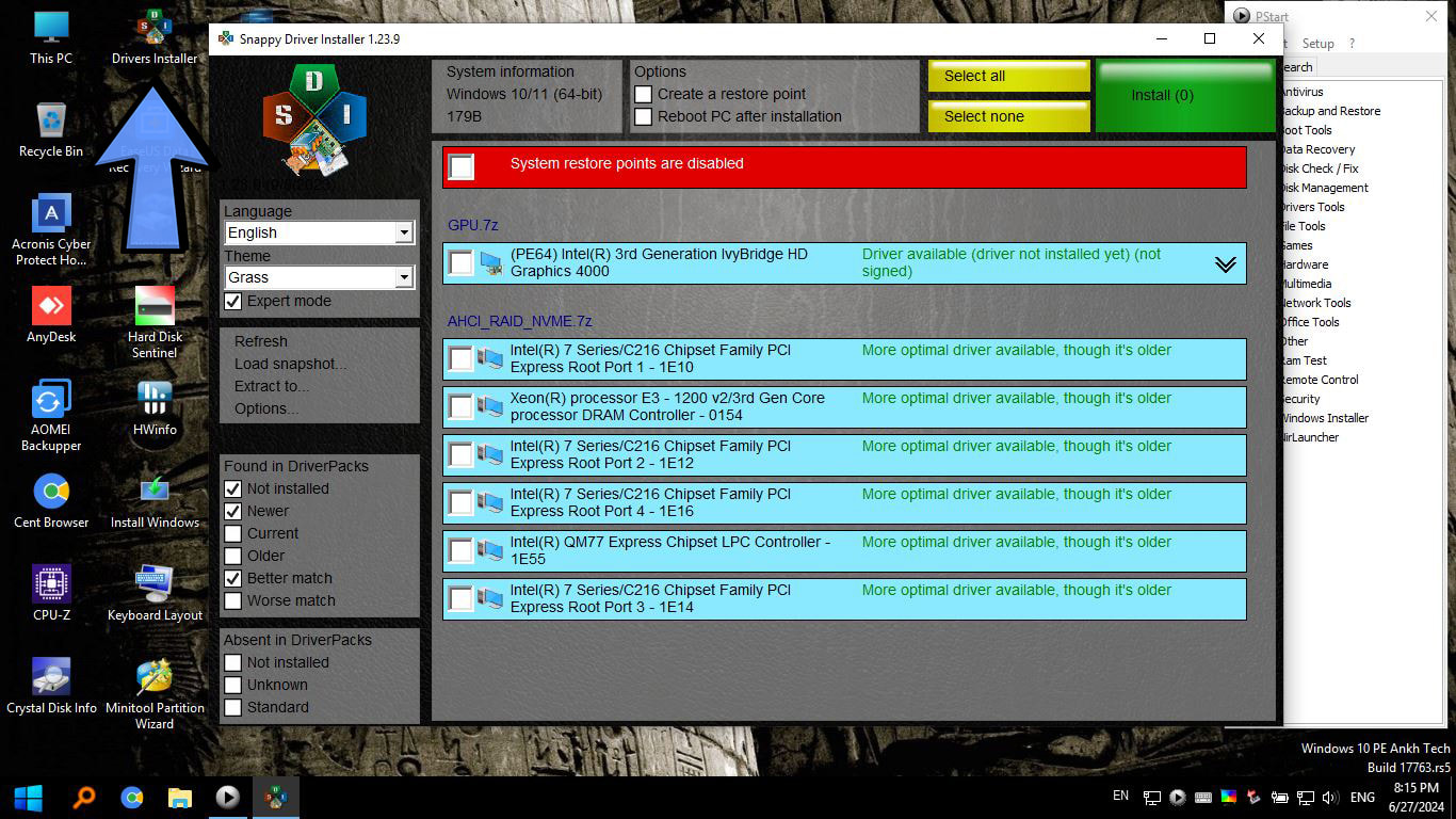 Driver Installer Screenshot
